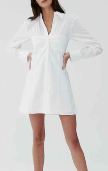 NICHOLAS Dresses & Skirts - NEW NICHOLAS corset seam tanvi dress in white